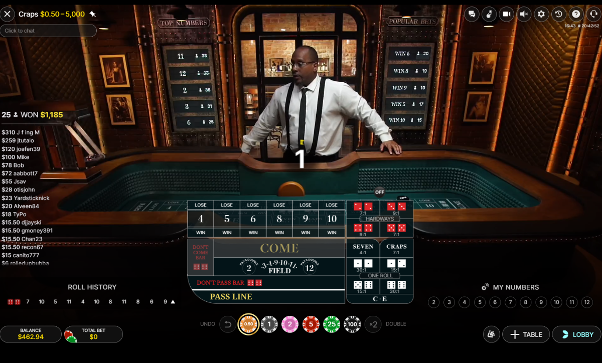 Craps Dealer