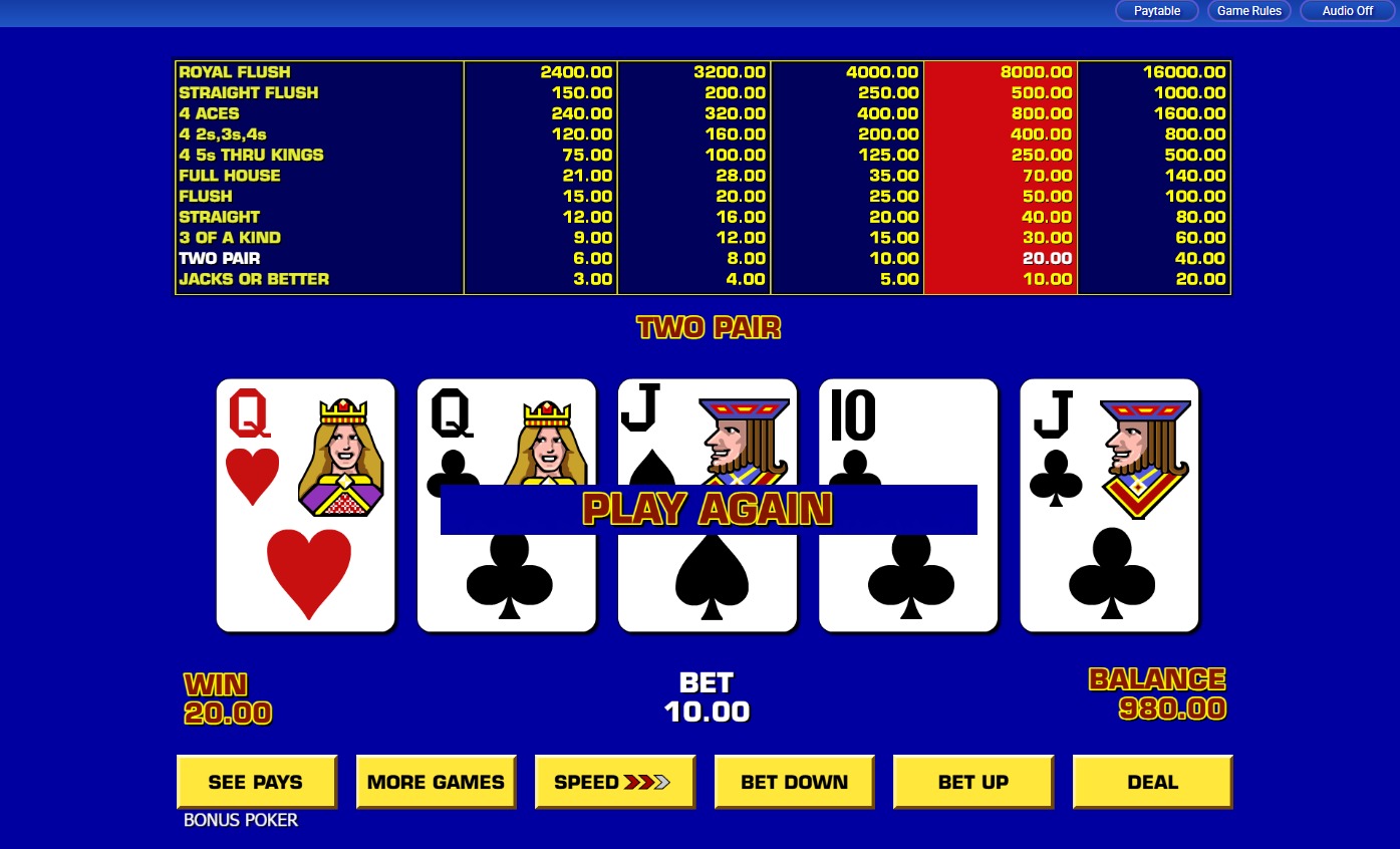 Bonus Poker